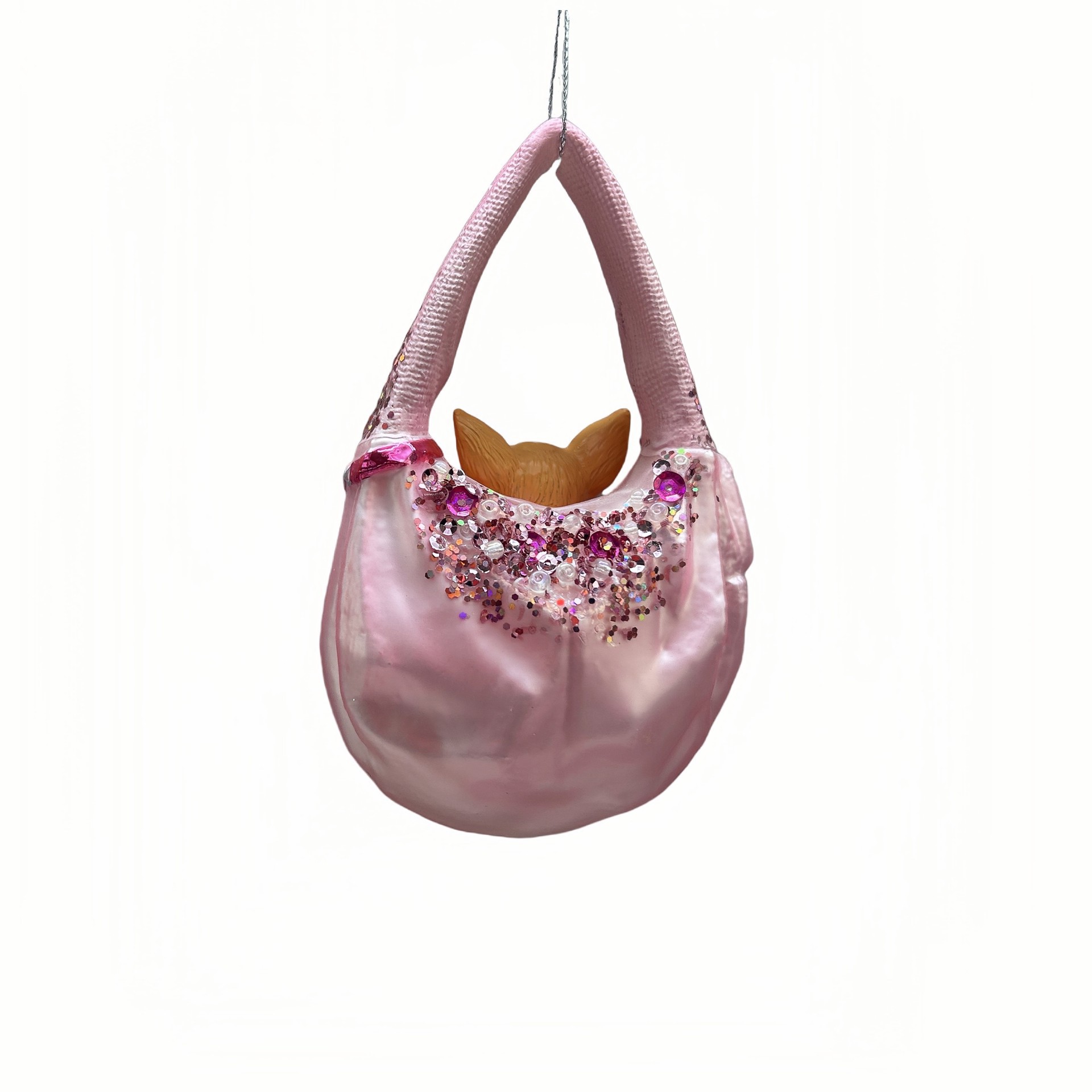 slide 2 of 3, 4" Chihuahua In Bag Glass Ornament By Ashland, 4 in