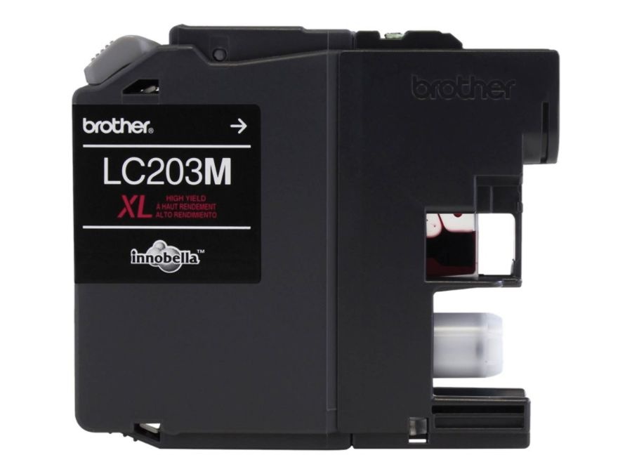 slide 2 of 4, Brother High-Yield Ink Cartridge, Magenta, Lc203Ms, 1 ct