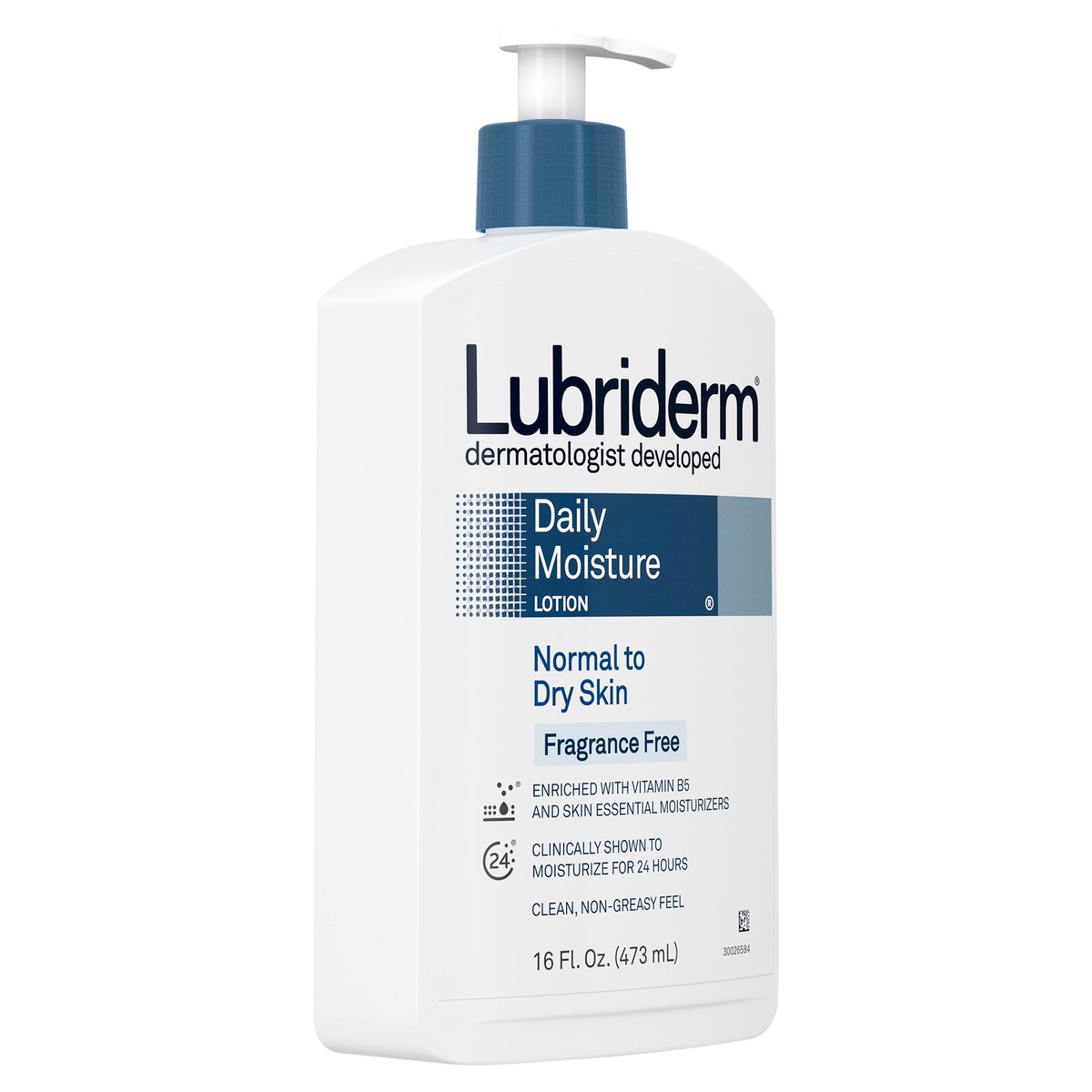 slide 7 of 7, Lubriderm Daily Moisture Full Body Lotion, Fragrance-Free, 16 fl. oz, 16 fl oz