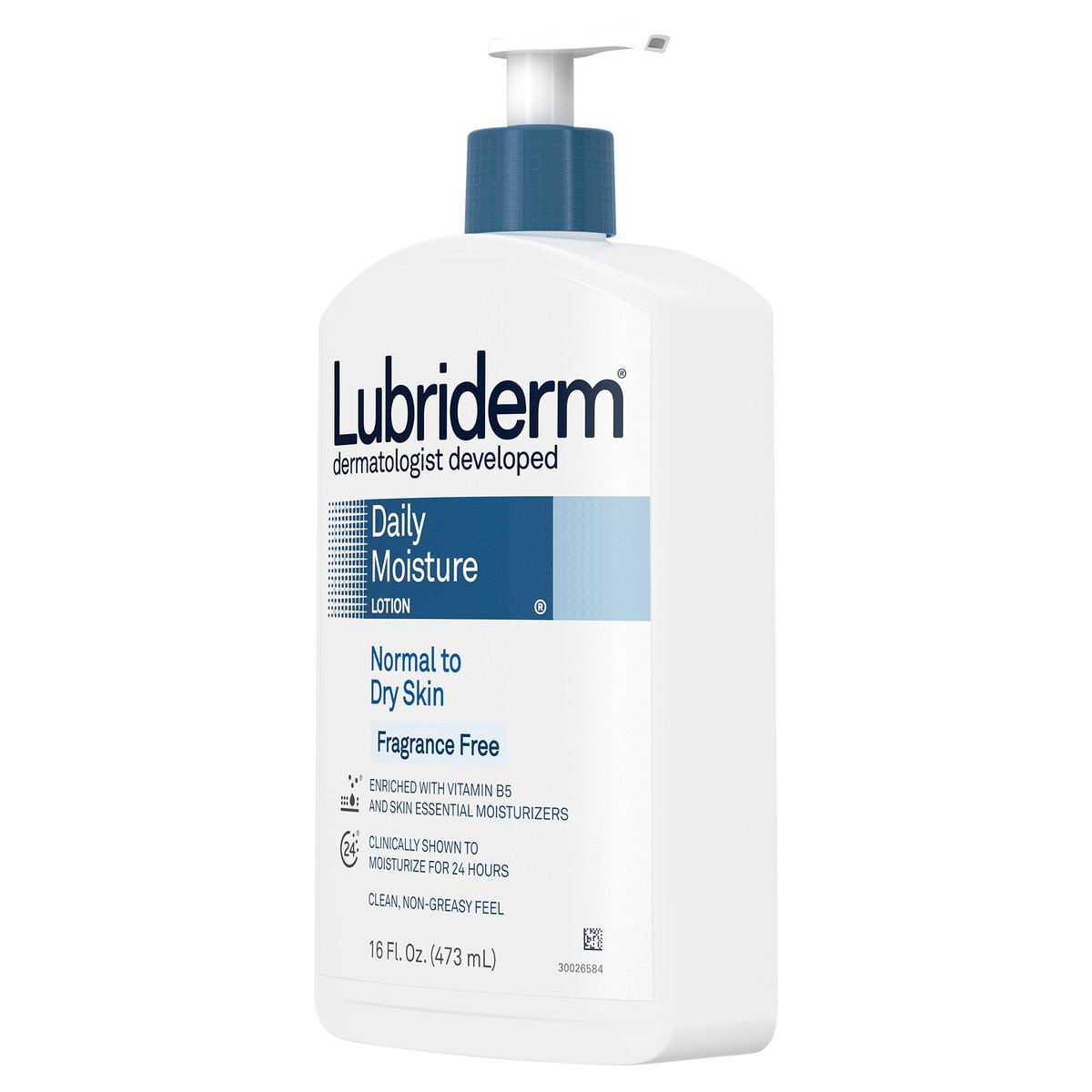 slide 6 of 7, Lubriderm Daily Moisture Full Body Lotion, Fragrance-Free, 16 fl. oz, 16 fl oz