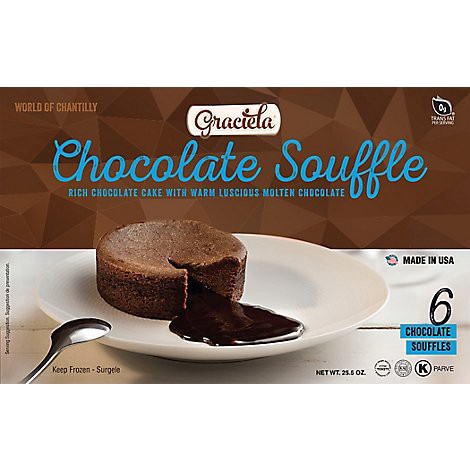 slide 1 of 1, Graciela Chocolate Souffle Cakes, 25.2 oz