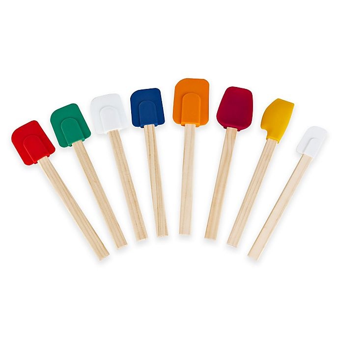 slide 1 of 1, SALT Silicone Spatulas, 8 ct