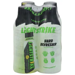 Lightstrike Lemon Lime Hard Refresher - 4 Pack, 16.9 fl oz Bottles