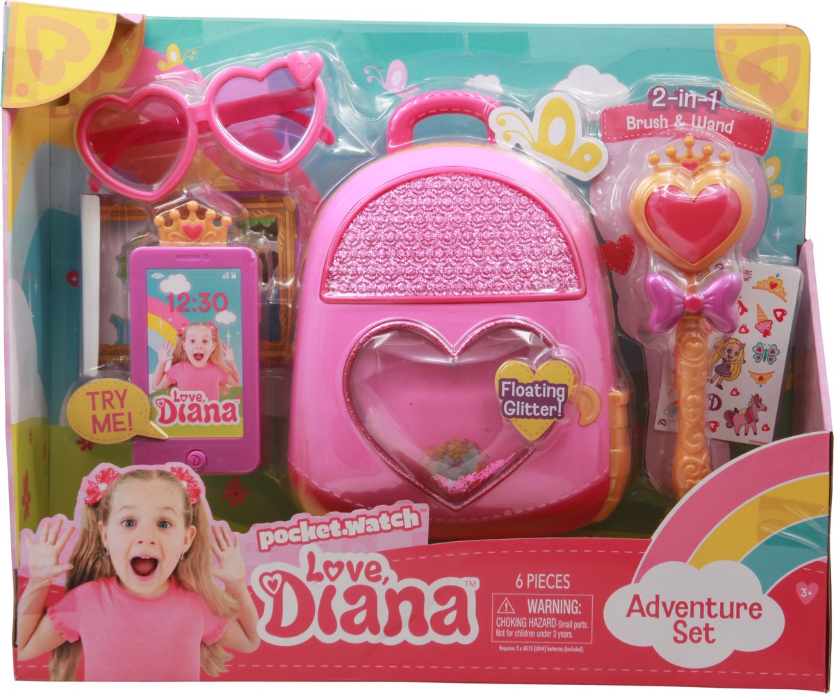 slide 5 of 11, Love Diana 3+ 2-in-1 Brush & Wand Adventure Set 1 ea, 1 ea