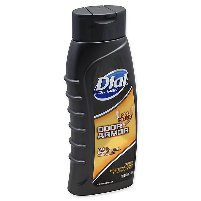 slide 1 of 2, Dial For Men Odor Armor Antibacterial Body Wash, 16 fl oz