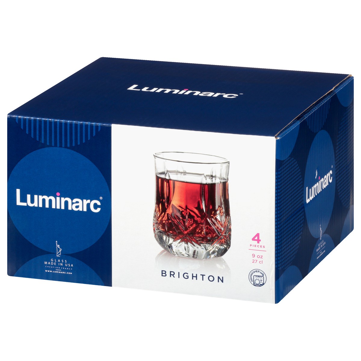 slide 2 of 11, Luminarc Brighton 9 Ounce Glass 4 ea, 4 ct