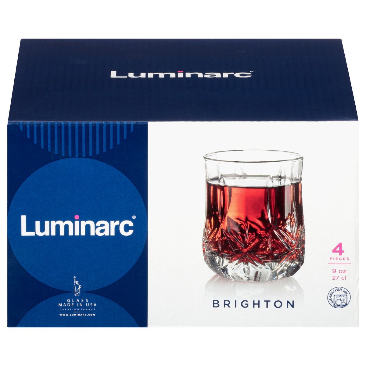 slide 1 of 11, Luminarc Brighton 9 Ounce Glass 4 ea, 4 ct