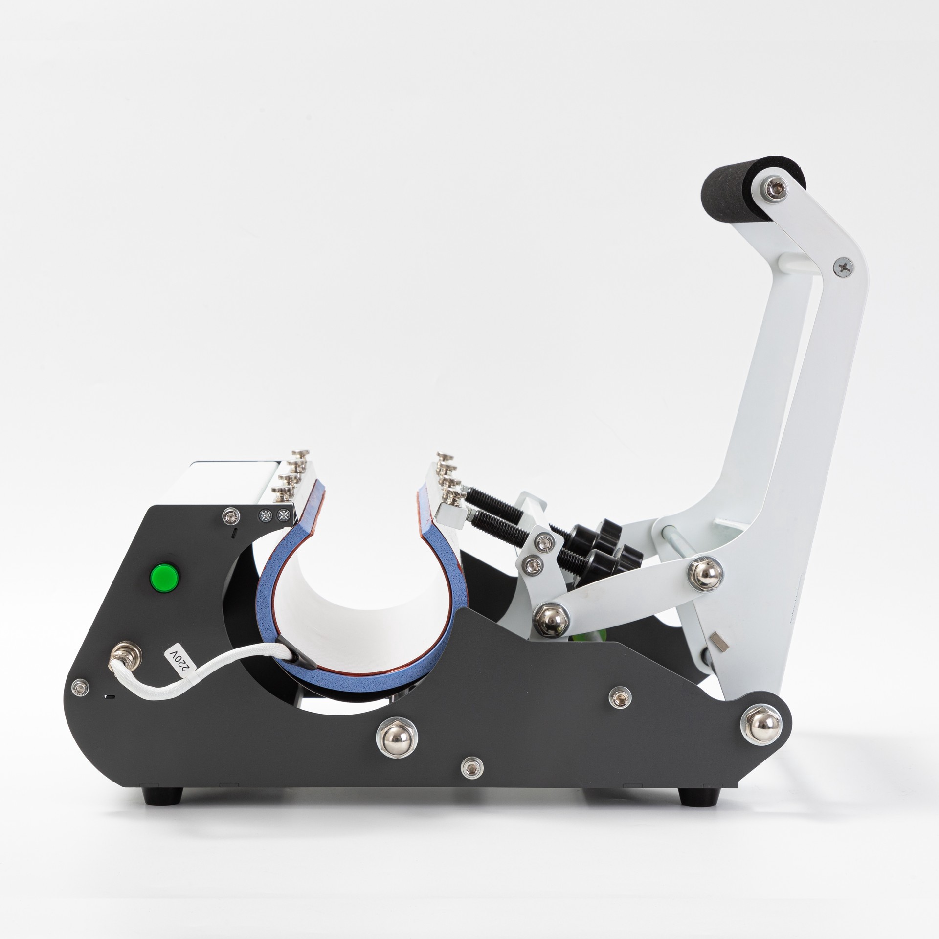 slide 9 of 13, Craft Express White Elite Pro Tumbler Heat Press, accommodates tumblers up to 30 fl. oz.