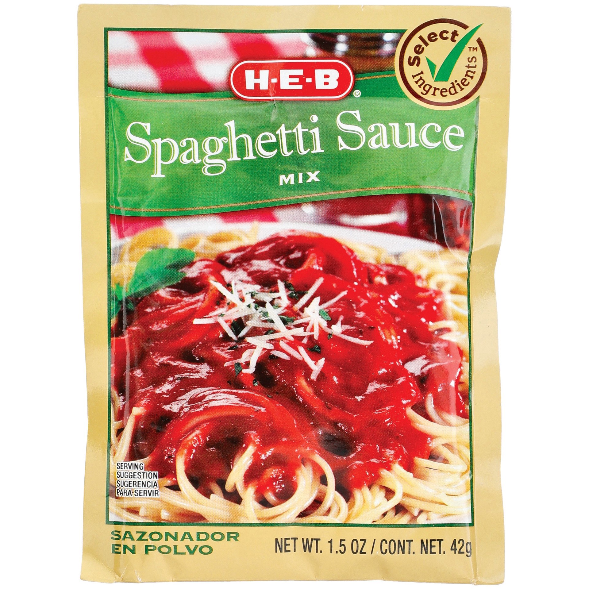slide 1 of 1, H-E-B Spaghetti Seasoning Mix, 1.5 oz