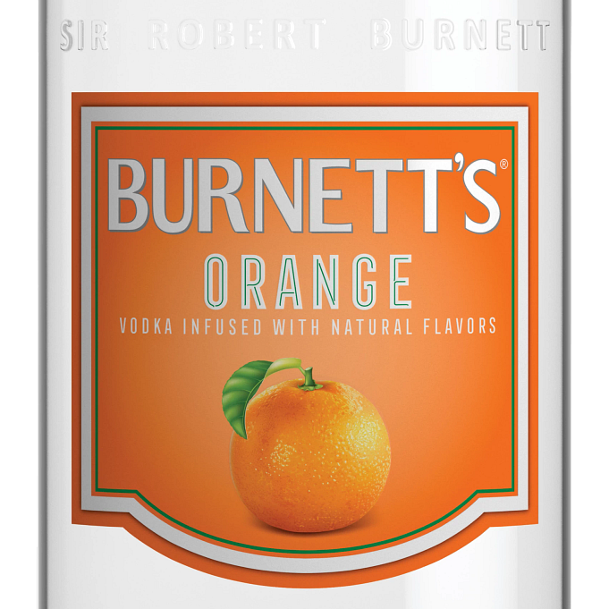 slide 2 of 2, Burnett's Orange Vodka, 1750 ml