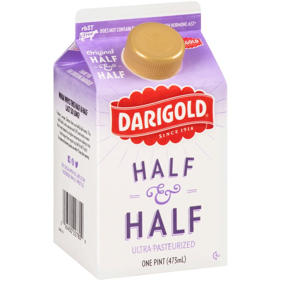 slide 2 of 8, Darigold Ultra Pasteurized Half & Half, 16 fl oz
