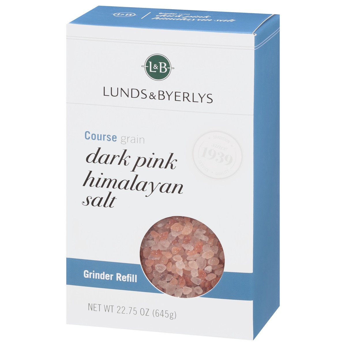 slide 4 of 4, Lunds & Byerlys Course Grain Dark Pink Himalayan Salt 22.75 oz, 22.75 oz