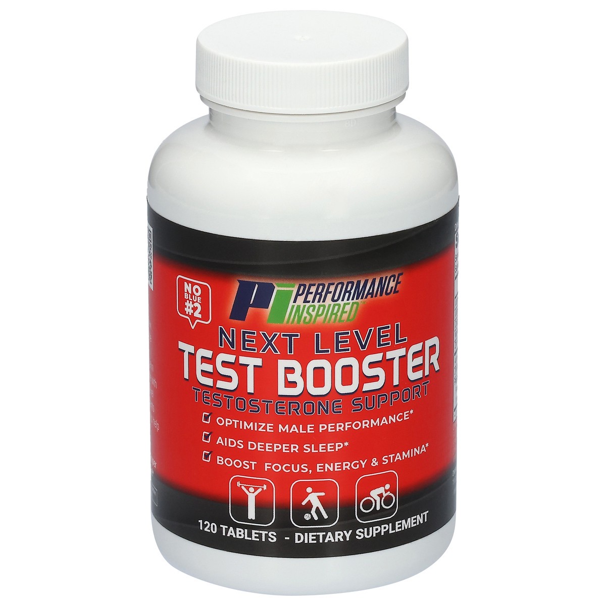 slide 1 of 14, Performance Inspired Nutrition Next Level Test Booster Tablets, 120 ct