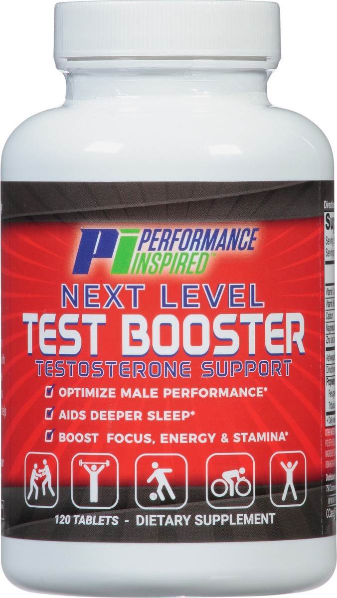 slide 9 of 14, Performance Inspired Nutrition Next Level Test Booster Tablets, 120 ct
