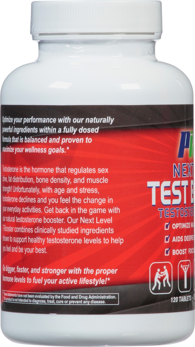 slide 5 of 14, Performance Inspired Nutrition Next Level Test Booster Tablets, 120 ct
