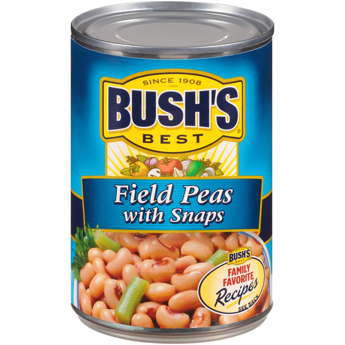 slide 1 of 8, Bush's Best Bush's Field Peas with Snaps 15.8 oz, 15.8 oz