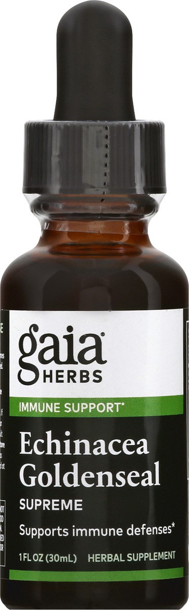 slide 1 of 1, Gaia Supreme Echinacea Goldenseal 1 oz, 1 oz