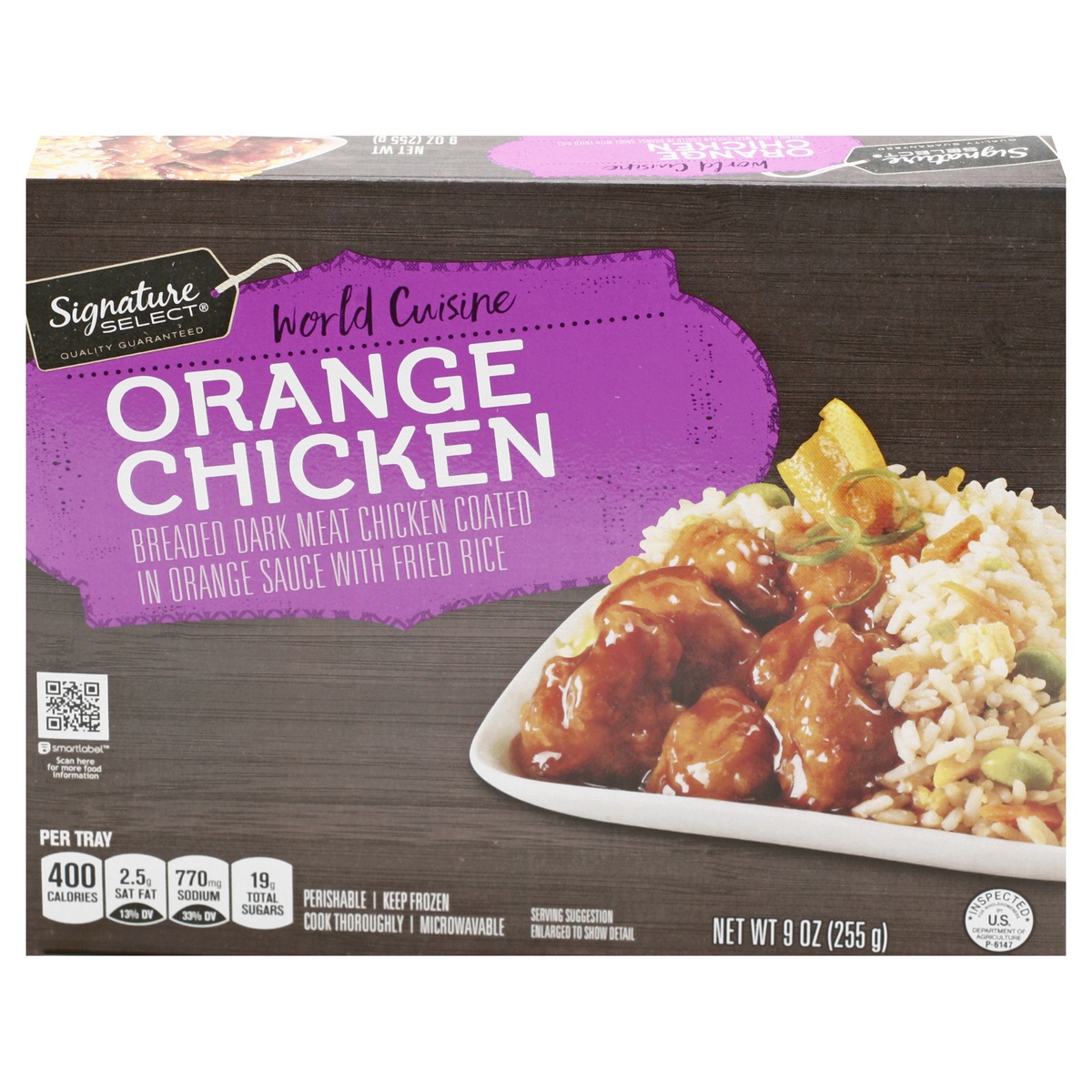 slide 1 of 1, Signature Select World Cuisine Orange Chicken 9 oz, 9 oz