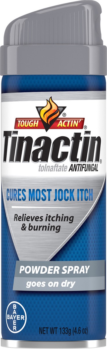 slide 1 of 8, Tinactin Jock Itch Powder Spray For Body Fungus Treatment Tolnaftate 1%, 4.6 oz