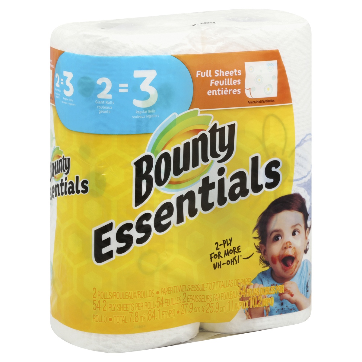 slide 1 of 1, Bounty Paper Towels 2 ea, 2 ct