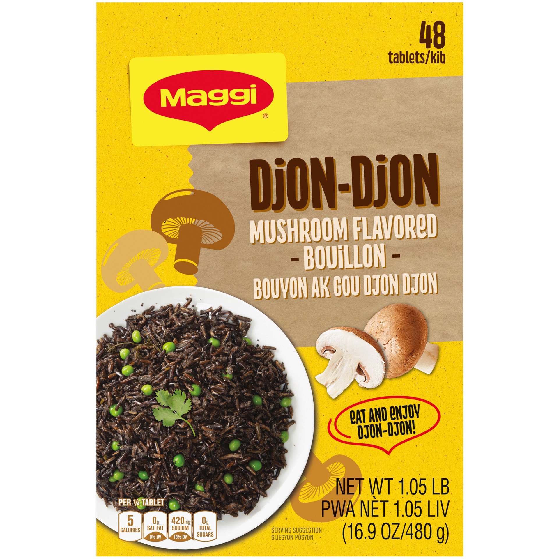 slide 5 of 7, MAGGI Bouillon Djon Djon 10g, 16.93 oz
