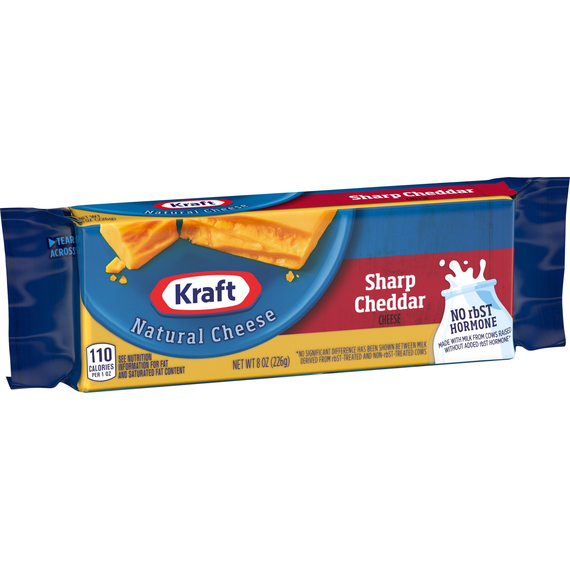 slide 5 of 9, Kraft Sharp Cheddar Cheese Block, 8 oz