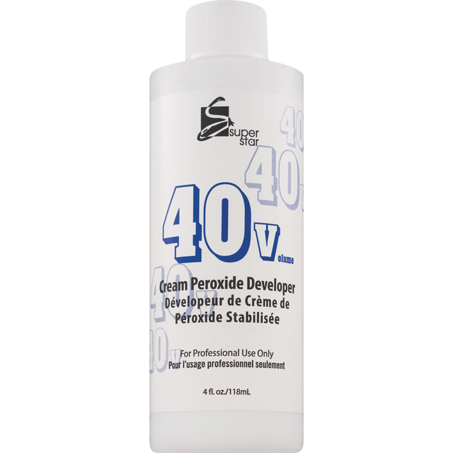 slide 1 of 1, Superstar 40 Volume Creame Peroxide Developer, 6 oz