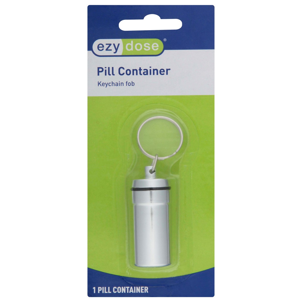 slide 7 of 12, EZY Dose Keychain Fob Pill Container 1 ea, 1 ct