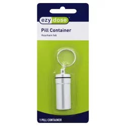 EZY Dose Keychain Fob Pill Container 1 ea