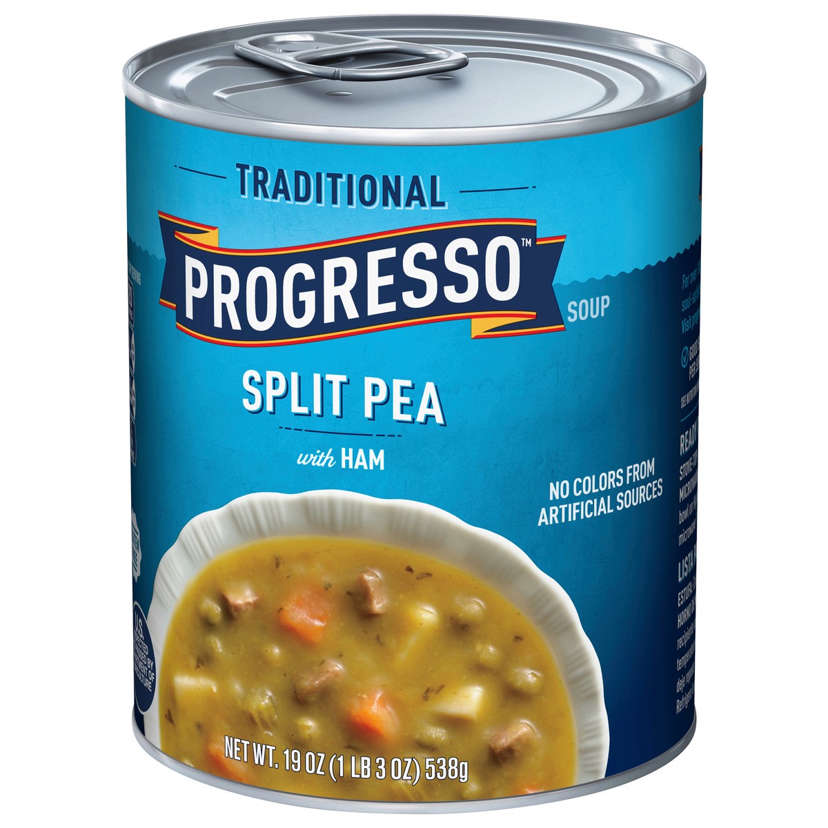 slide 4 of 9, Progresso Split Pea With Ham Soup, Traditional Canned Soup, Gluten Free, 19 oz, 19 oz