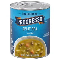 Progresso Split Pea With Ham Soup, Traditional Canned Soup, Gluten Free, 19 oz
