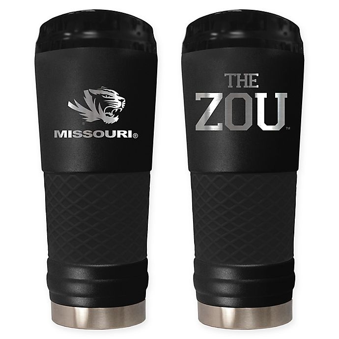 slide 1 of 1, NCAA University of Missouri Powder Coated Stealth Draft Tumbler, 24 oz