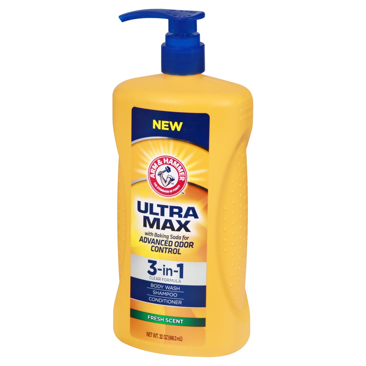 slide 8 of 12, ARM & HAMMER Ultra Max Fresh Scent 3-in-1 Body Wash, 12 Oz., 1 ct