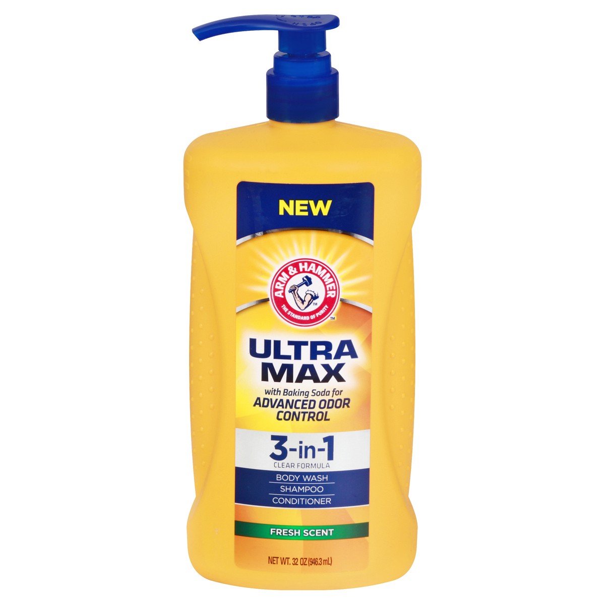 slide 7 of 12, ARM & HAMMER Ultra Max Fresh Scent 3-in-1 Body Wash, 12 Oz., 1 ct