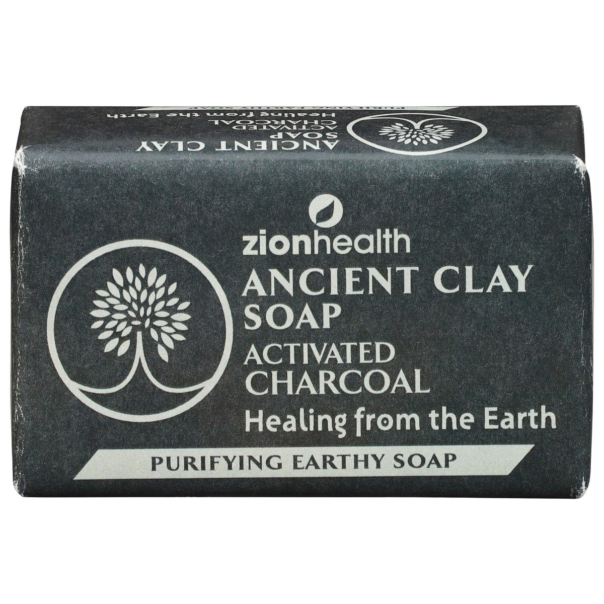 slide 10 of 10, Zion Health Soap, Ancient Clay, Purifying Earthy, Activated Charcoal, 6 oz