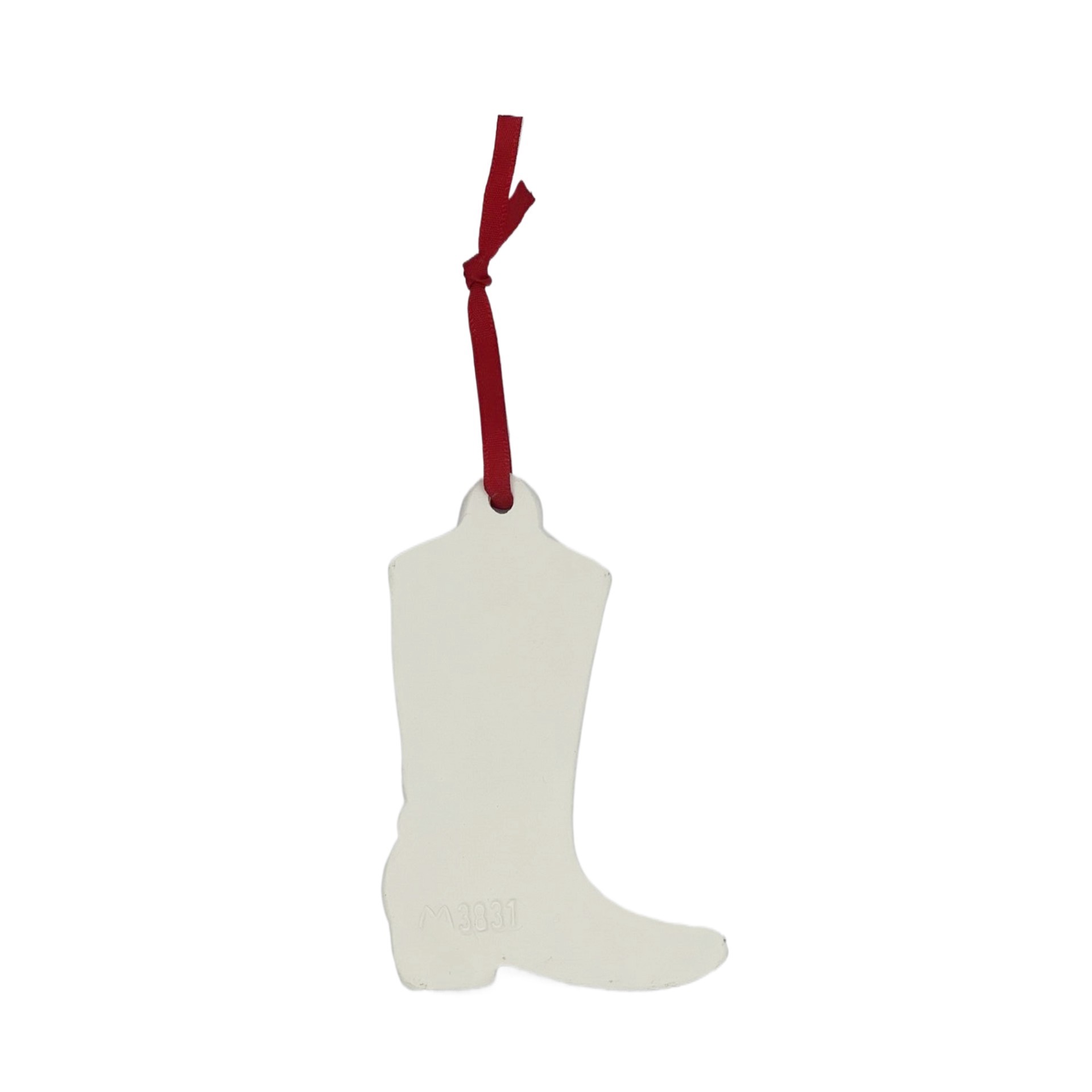 slide 2 of 4, 4" Diy Ceramic Cowboy Boot Ornament By Make Market, 2.78 in x 0.4 in x 4 in