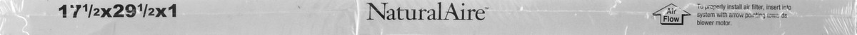slide 6 of 9, Natural Aire 17-1/2 x 29-1/2 x 1 Odor Eliminator with Baking Soda Air Cleaning Filter 1 ea, 1 ct