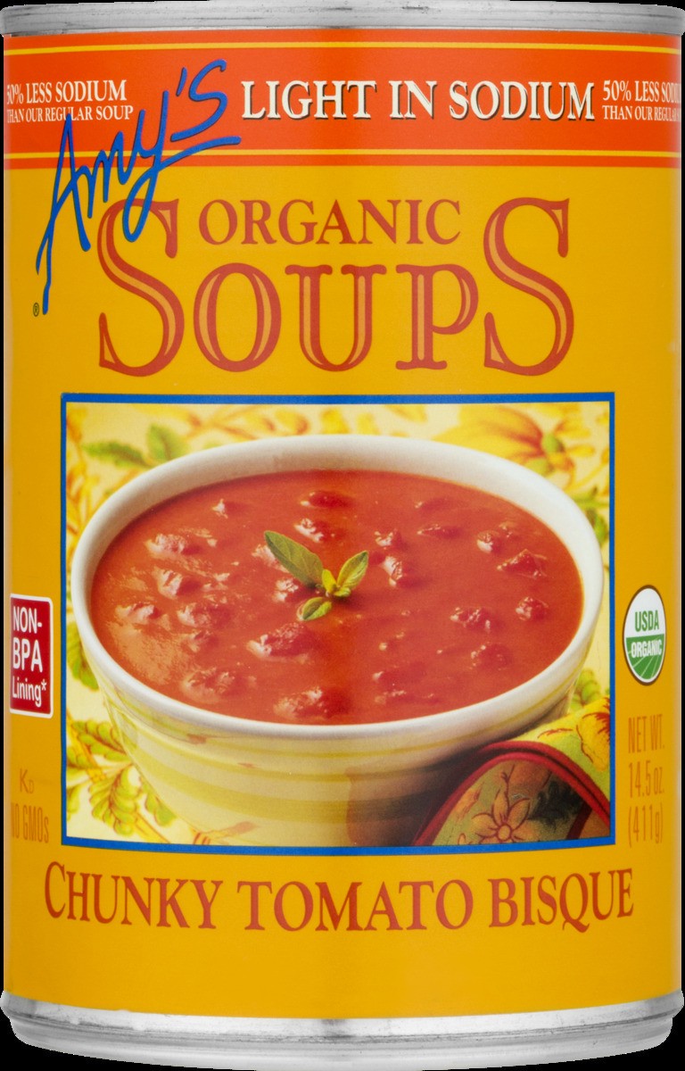 slide 8 of 8, Amy's Amy''s Organic Chunky Tomato Bisque, LIS, 14.5 oz