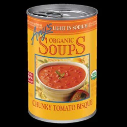Amy's Kitchen Light in Sodium Chunky Tomato Bisque, 14.5 oz