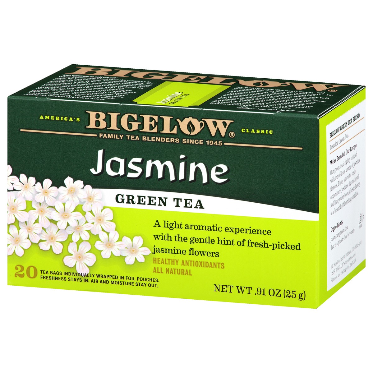 slide 3 of 10, Bigelow Green Tea W/Jasmine - 20 ct, 20 ct