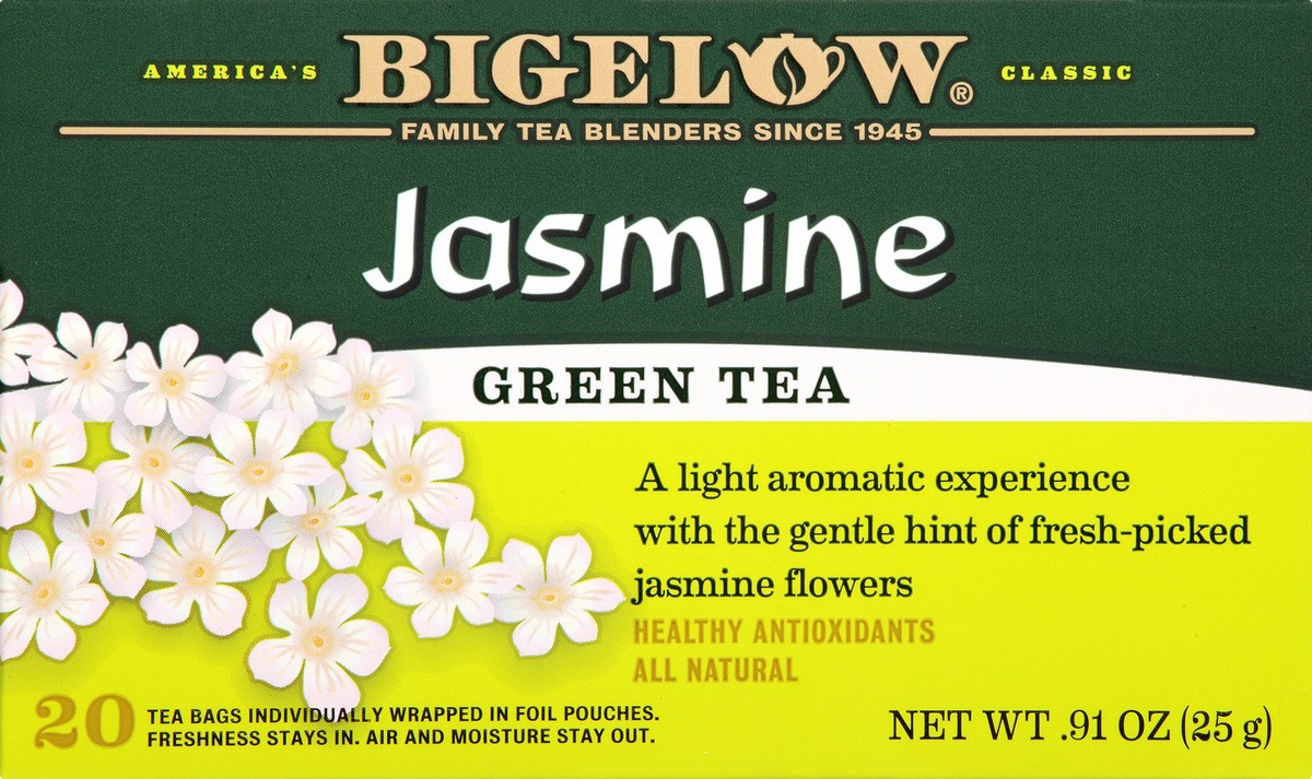 slide 10 of 10, Bigelow Green Jasmine Tea, 20 ct