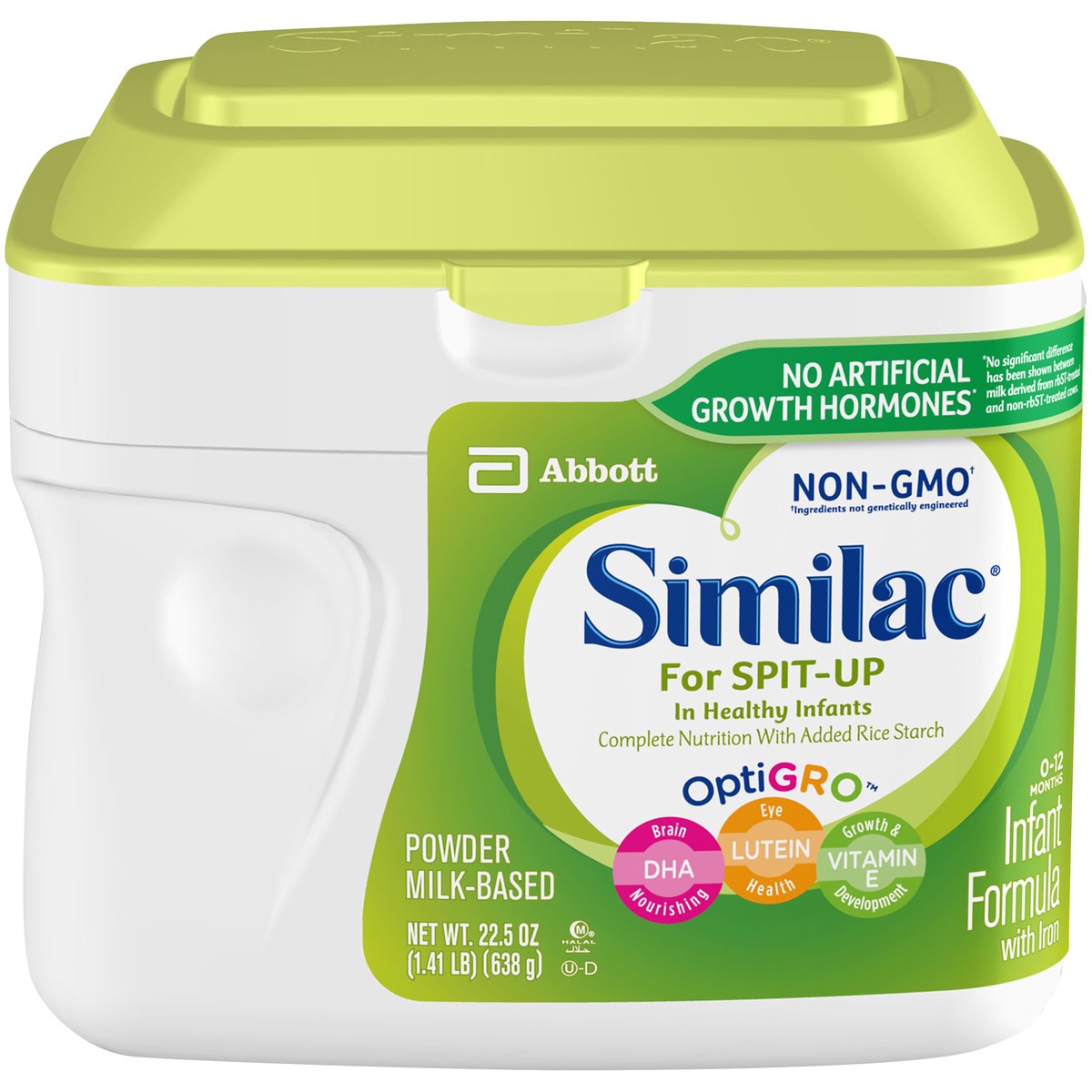 slide 1 of 14, Similac for Spit Up Non-GMO Infant Formula with Iron Powder 1.41 lb Canister, 1.41 lb