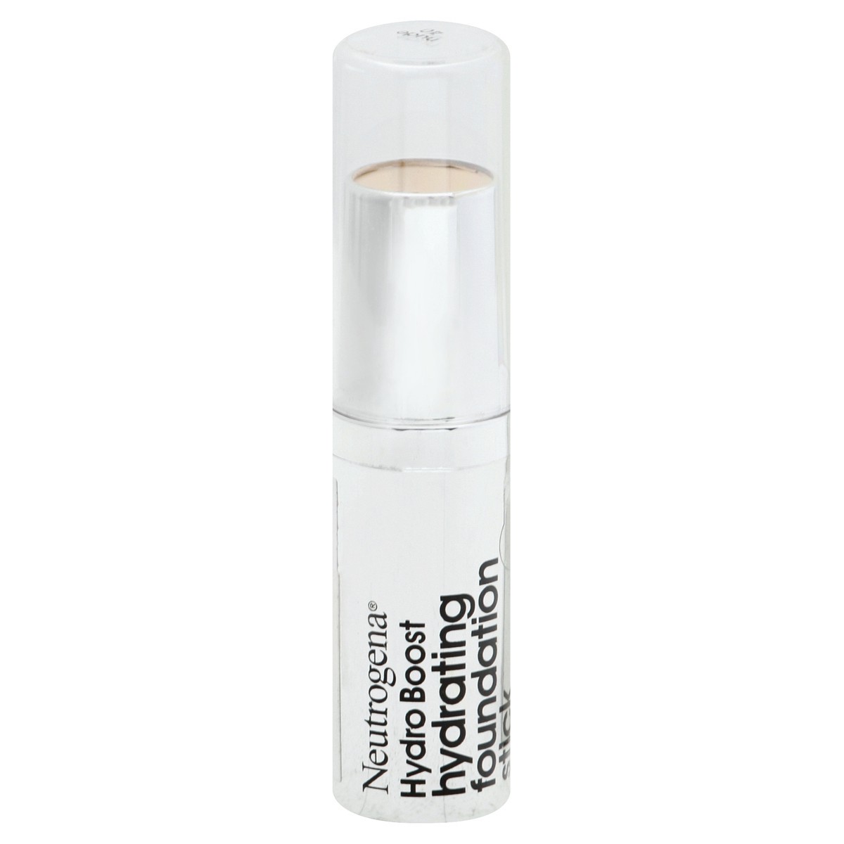 slide 4 of 9, Neutrogena Hydro Boost Hydrating Foundation Stick with Hyaluronic Acid, Oil-Free & Non-Comedogenic Moisturizing Makeup for Smooth Coverage & Radiant-Looking Skin, Nude, 0.29 oz, 0.29 oz