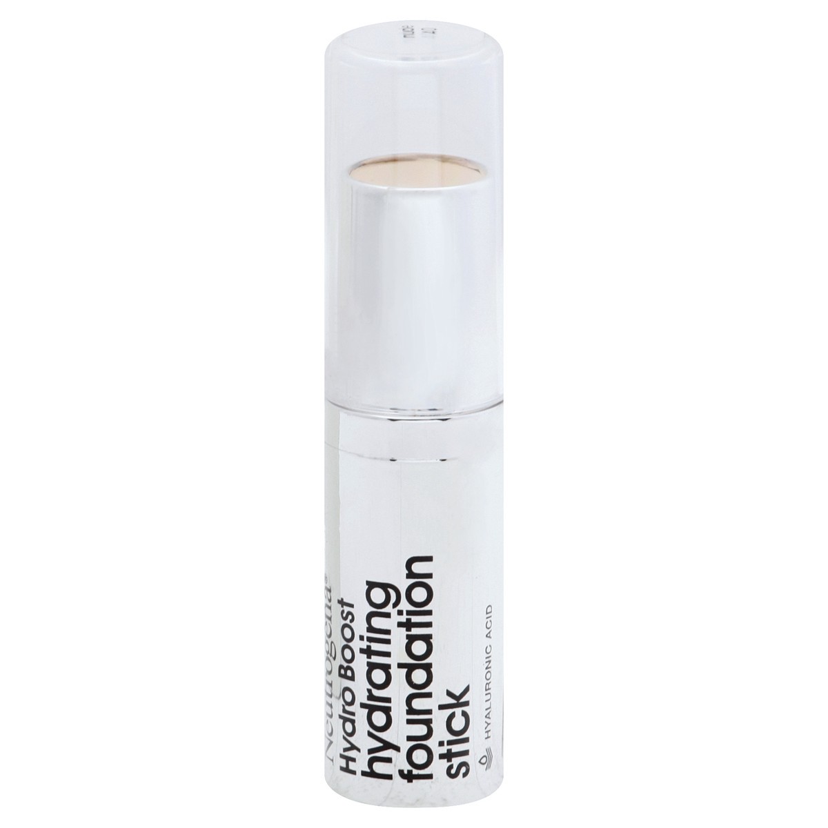 slide 5 of 9, Neutrogena Hydro Boost Hydrating Foundation Stick with Hyaluronic Acid, Oil-Free & Non-Comedogenic Moisturizing Makeup for Smooth Coverage & Radiant-Looking Skin, Nude, 0.29 oz, 0.29 oz