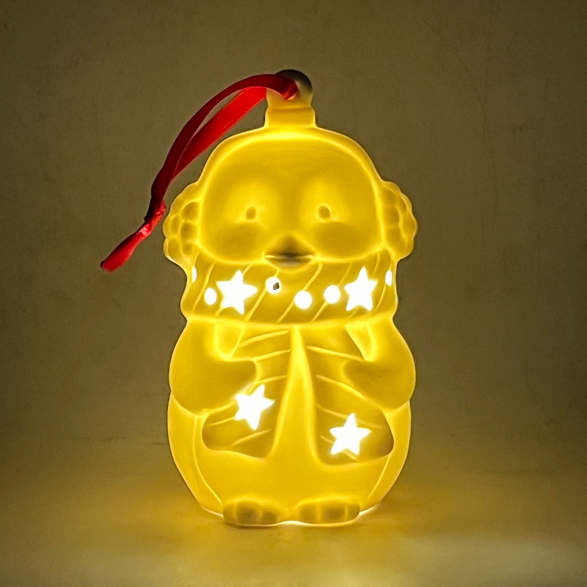slide 7 of 7, 4.5" Led Diy Ceramic Penguin Ornament By Make Market, 2.48 in x 2.32 in x 4.41 in