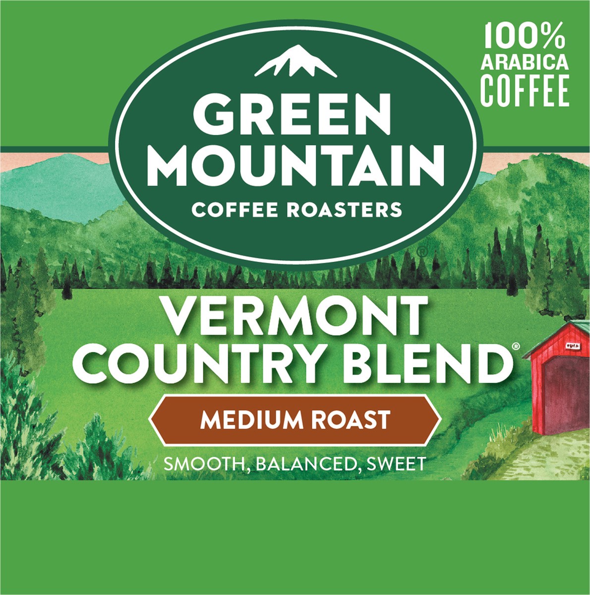 slide 4 of 10, Green Mountain Coffee Roasters Vermont Country Blend Keurig Single-Serve K-Cup Pods, Medium Roast Coffee, 10 Count, 10 ct