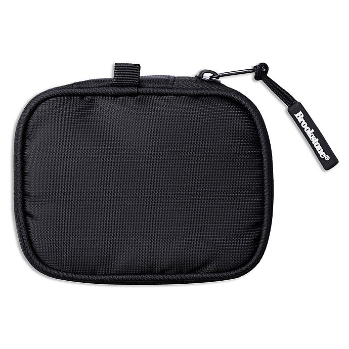 slide 1 of 2, Brookstone Earbud Pouch - Black, 1 ct