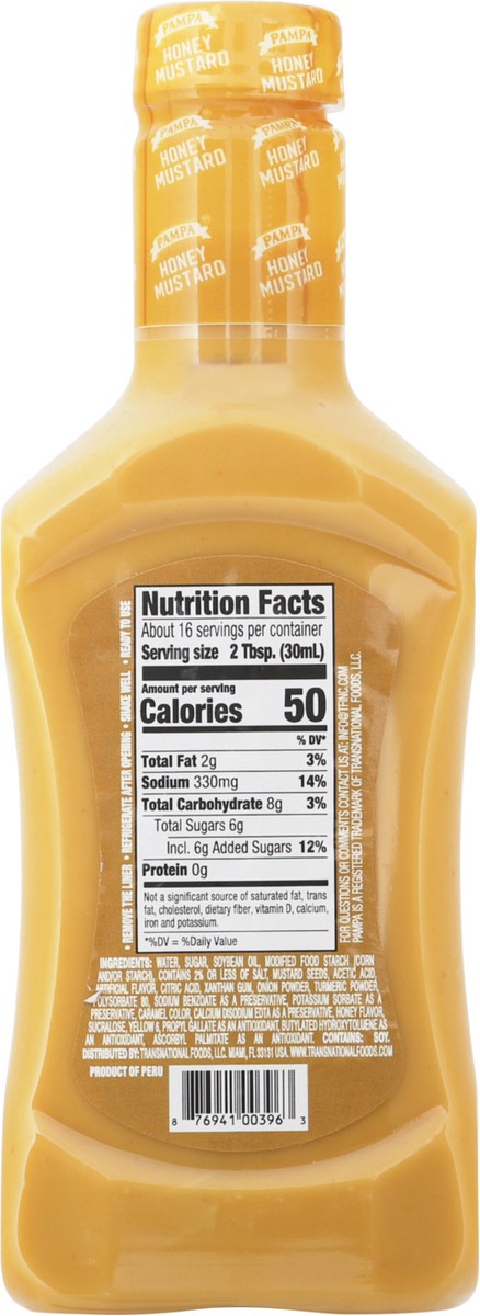 slide 10 of 14, Pampa Honey Mustard Dressing, 16 fl oz