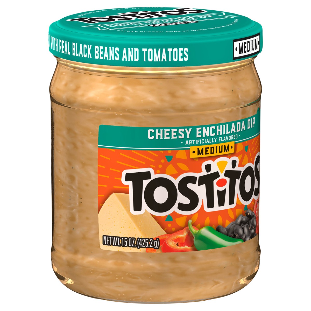 slide 4 of 9, Tostitos Dip Cheesy Enchilada Artificially Flavored 15 Oz, 15 oz