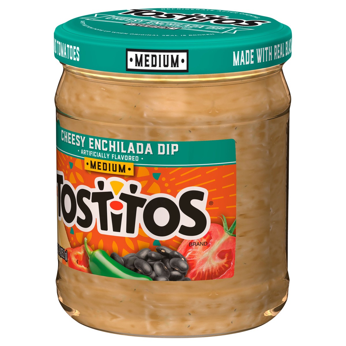 slide 5 of 9, Tostitos Dip Cheesy Enchilada Artificially Flavored 15 Oz, 15 oz